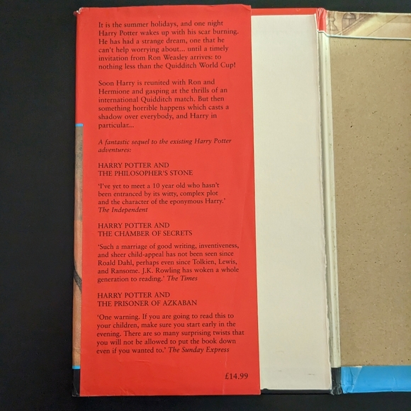 Rare Harry Potter and the Goblet of Fire UK First Edition First Print w/ Errors - Picture 4 of 15